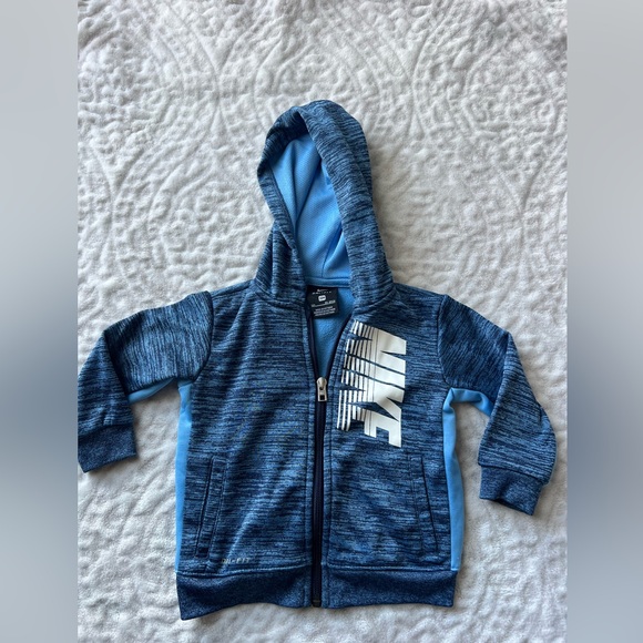 Nike Other - Nike Toddler Blue Heather Full-Zip Hooded Jacket